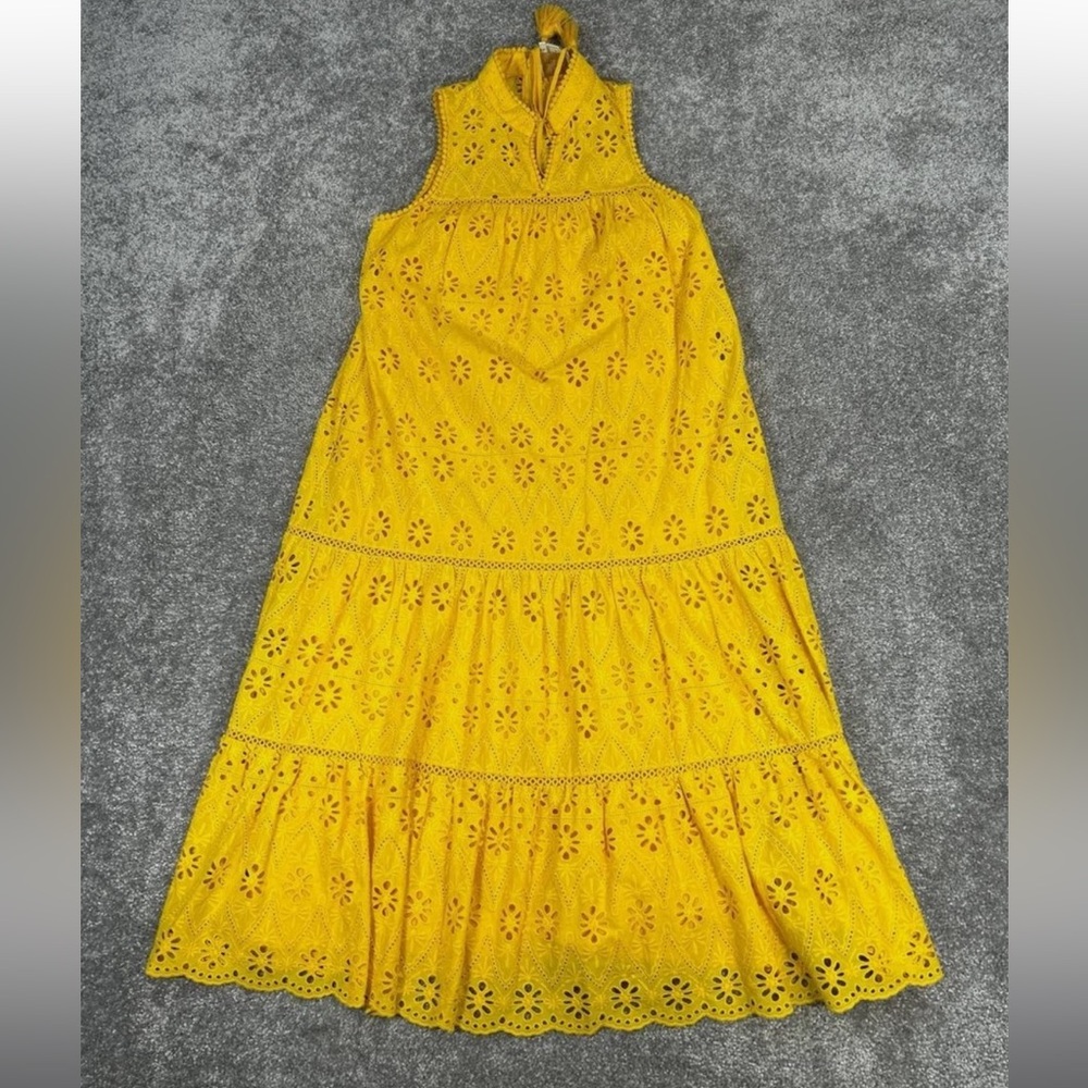 Kate Spade Yellow Eyelet Dress